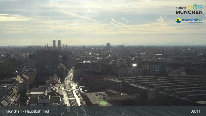 Archiv Foto Webcam München: Livestream am Hauptbahnhof
