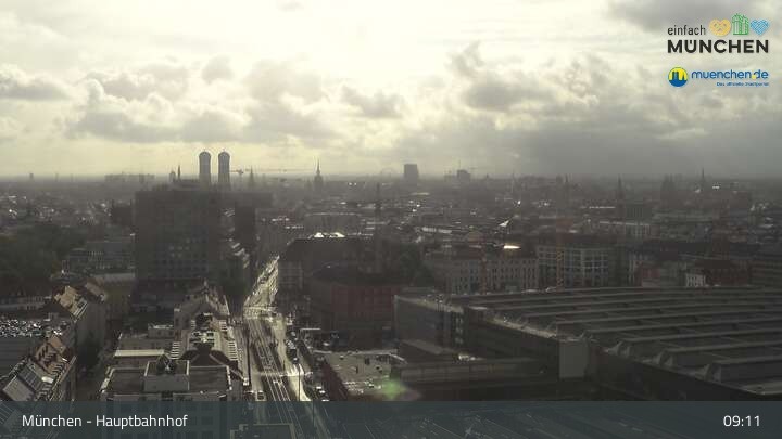 Archiv Foto Webcam München: Livestream am Hauptbahnhof