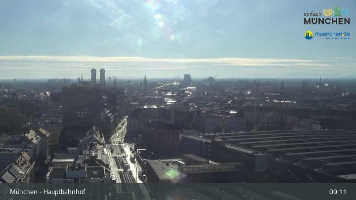 Archiv Foto Webcam München: Livestream am Hauptbahnhof