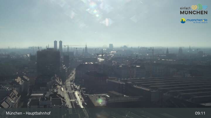 Archiv Foto Webcam München: Livestream am Hauptbahnhof