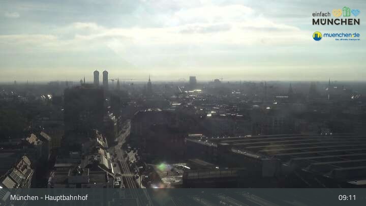 Archiv Foto Webcam München: Livestream am Hauptbahnhof