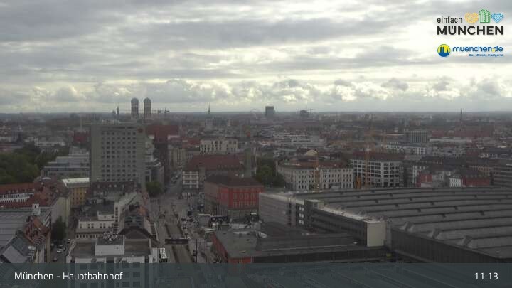 Archiv Foto Webcam München: Livestream am Hauptbahnhof