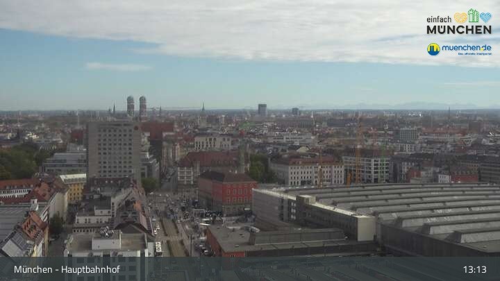 Archiv Foto Webcam München: Livestream am Hauptbahnhof