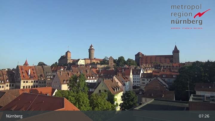 Archiv Foto Webcam Nürnberg Altstadt