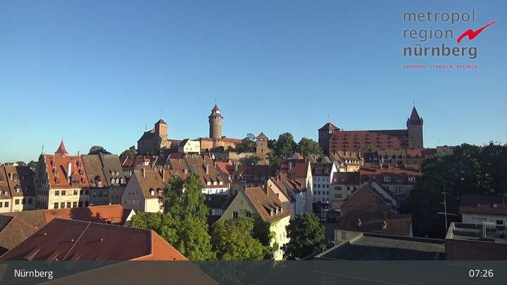 Archiv Foto Webcam Nürnberg Altstadt