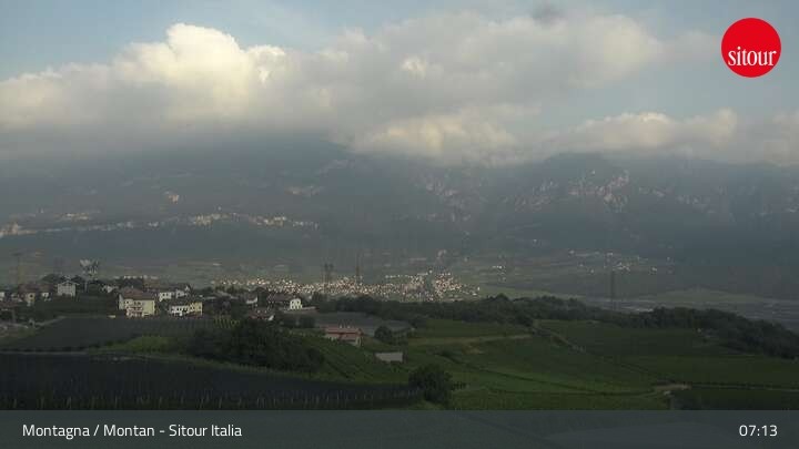 Archiv Foto Webcam Blick auf Montan