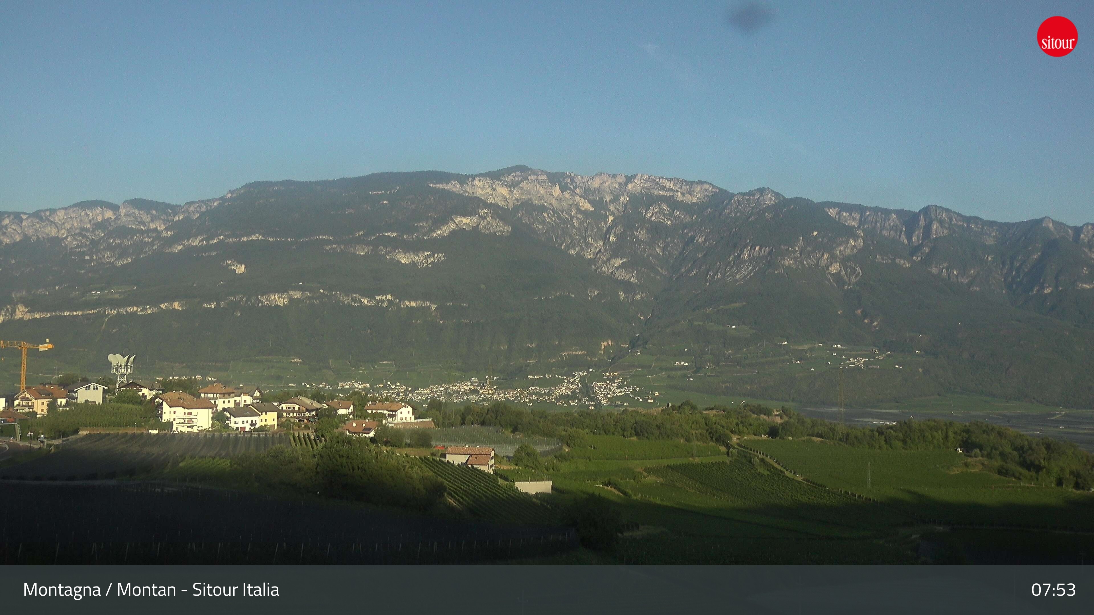 Archiv Foto Webcam Blick auf Montan